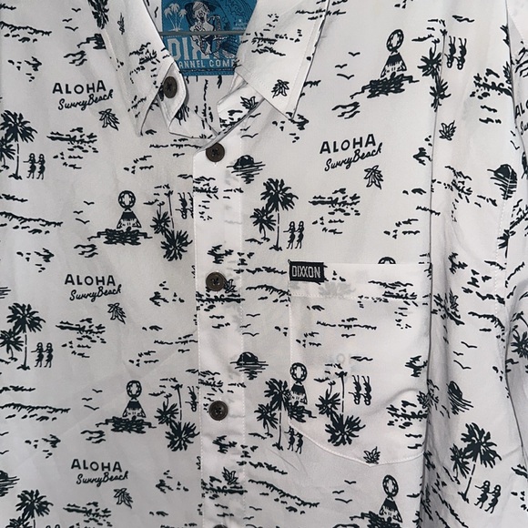 Dixxon Flannel Company The Haoleboy short sleeve Hawaiian shirt Men's Sz XL - Picture 3 of 8